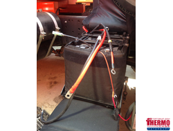 Термозащита для АКБ грузовых автомобилей ТЗГ-10А (КОМПЛЕКТ ИЗ 2-Х ТЕРМОСОВ С ОТДЕЛЬНОЙ КРЫШКОЙ ДЛЯ 2-Х АКБ БЕЗ НАГРЕВАТЕЛЕЙ НТА-3/2 (приобретаются отдельно), АКБ А/h: 190, Габариты, мм: 522x238x215 , автомобиль КАМАЗ с вертикальным расположением АКБ)