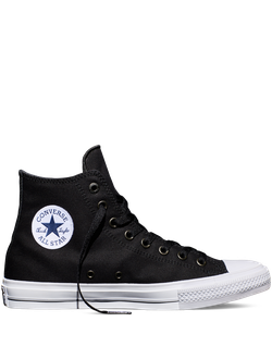 Черные высокие кеды Converse All Star II Black - 150143C