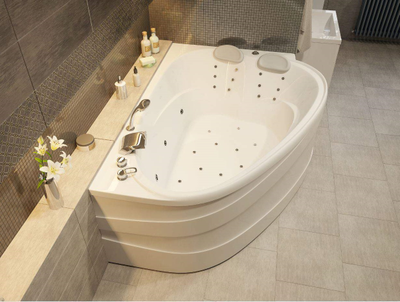 Акриловая ванна Marka One Love 185x135 R с каркасом