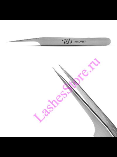 Пинцет RILI «NanoFiber» - «ПРЯМОЙ ИЗОГНУТЫЙ»