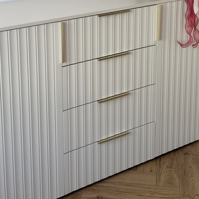 Тефия комод 2-ств с 4 ящиками 1400х450х930 Тефия / Софт Сантьяго