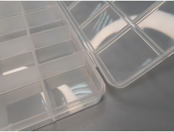 Коробка 28 ячеек для камней, пластик (22,3*13,2*2 см, 85 г) №25784