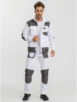 Брюки ДЖЕДА DOWEEL HD белые