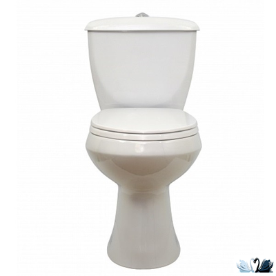 Унитаз напольный Оскольская керамика Элисса Антивсплеск, белый, Стандарт (сиденье арматура УКЛАД)