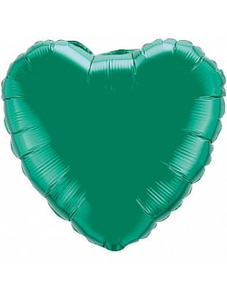 Сердце 32"/78см,зеленый, FM