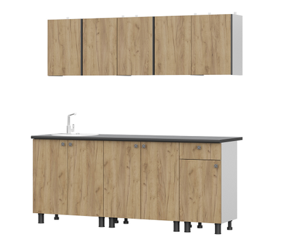 КГ-1 Дуб золотой 2 м кухонный гарнитур