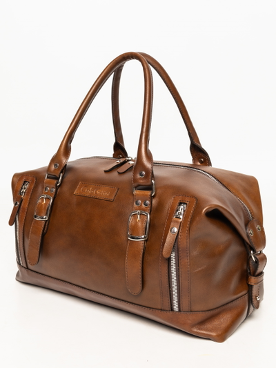 Кожаная дорожная сумка Ravenna Premium brown (арт. 4047-63)