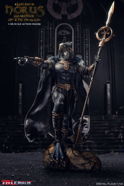 Гор в золотом - Коллекционная ФИГУРКА 1/6 scale Action Figure King and Vengeful God Horus Gold Edition (PL2020-170A) - TBLeague