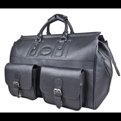 Кожаный саквояж Fabriano premium iron grey (арт. 4008-55)