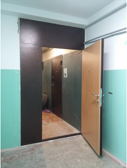 Дуэт двухстворчатая тамбурная дверь