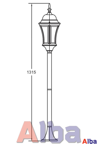 Astoria 306 L BG Парковый светильник