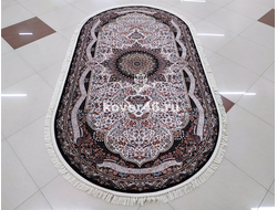 КОВЕР SHAHREZA D415 CREAM-NAVY / 1.6*3 М ОВАЛ