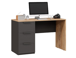 Детская СТЕЛЛА - Стол письменный Тип 1 Серый Вулкан/Фон серый/Яблоня Беллуно