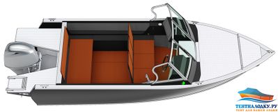 Тент на лодку САЛЮТ 440 RealCraft