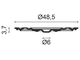 Розетка R09 - d48,5см