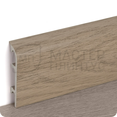 Плинтус с кабель-каналом Comfort Classic 80 80х16х2200 мм. Дуб мокко 204