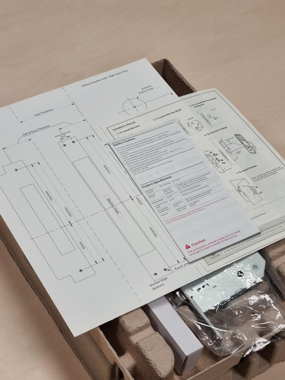 Врезной электронный дверной замок Solity GSP-1000BK GOLD с отпечатком пальца