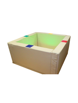 Сухой бассейн интерактивный с кнопками-переключателями 150х150х66 см.