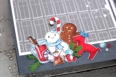 ФП штамп "Деревянный ангел"