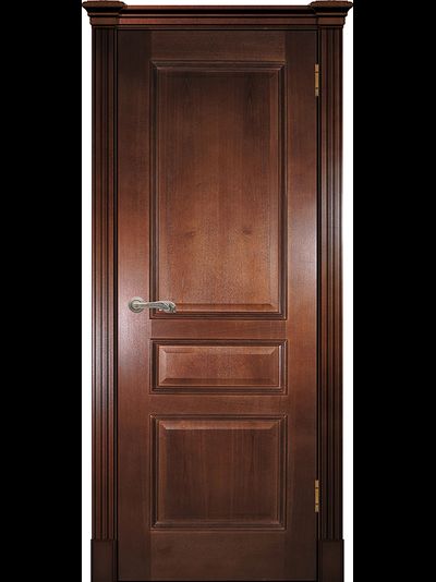 Дверь Оливия темный орех шпон