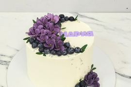 Торт "Букет гортензий"