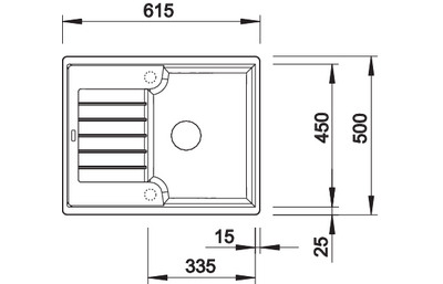 Мойка Blanco Zia 40S, 526006