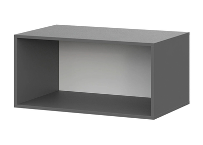 ШК 5 800 шкаф двустворчатый распашной с антресолью Графит