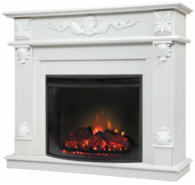 Электрический камин Philadelphia WT с очагом Evrika 25.5 LED