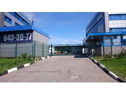 Откатные ворота из сварных 2Д секций с установкой под ключ