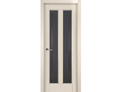 Межкомнатная дверь Соренто со стеклами, эмаль слоновая кость.