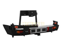 Задний силовой бампер серии Трофи на Chevrolet NIVA 2002-2020 (03.117.03)