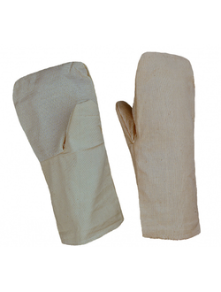 Рукавицы х/б (220г), наладонник ПВХ