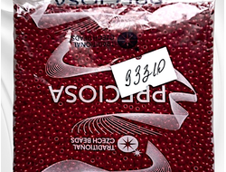 Гранатовый непрозрачный бисер