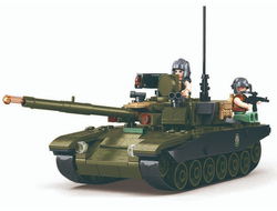 Конструктор SLUBAN M38-B1257 российский основной боевой танк