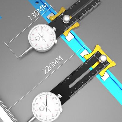 Индикаторный шаблон для позиционирования пильного диска / упора