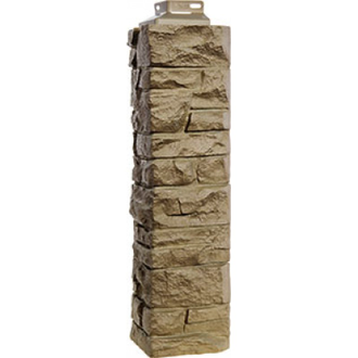 Наружный угол Fineber серия скала Песочный