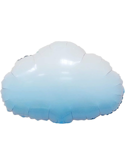 Шар (20''/51 см) Фигура, Облако, Голубое