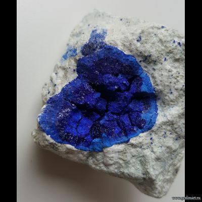 Азурит в породе. Россия. 58*46*27мм