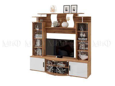 Виста Стенка белый дуб крафт Ш1850хВ1800хГ560 мм