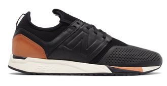 New Balance 247 Черные с коричневым (41-44) Арт. 010М