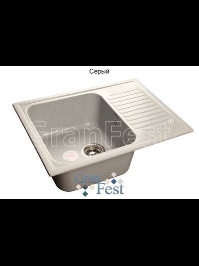 Керамическая мойка Granfest Гранфест GF-S645L реверсивная 1 секционная мойка