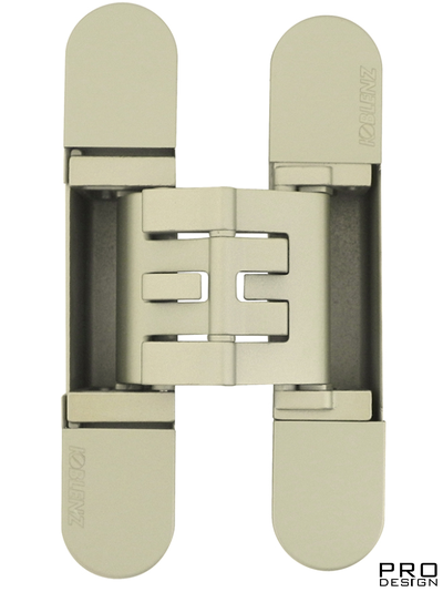 KUBICA Hybrid K2760 Петля с 5 опорными точками, регулируемая по 3 осям, матовый никель