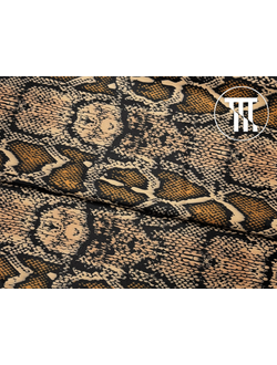 Термобифлекс принт Кобра, цв. Коричневый