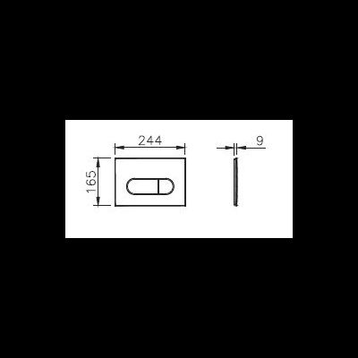 VitrA Панель смыва Root Round, никель, 740-2295