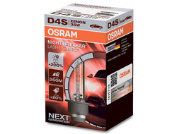 Ксеноновая лампа D4S OSRAM 66440XNL Night Breaker Laser Xenarc (+200%), 1шт