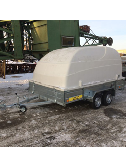 Прицеп ЛАВ-81013A с пластиковой крышкой