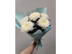Классический букет из 5 белых хризантем Magnum White