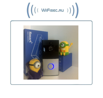 Автономная WiFi вызывная панель для использования в помещении - видеодомофон с DVR и выносным блоком звонка. HD (Tosee)