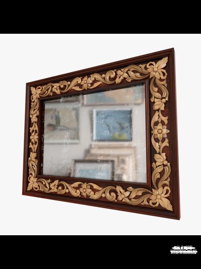 Резная рама для зеркала, stl model