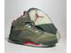 Nike Air Jordan 5 Retro Hi Fire Grey-Khaki-Red Gore-Tex